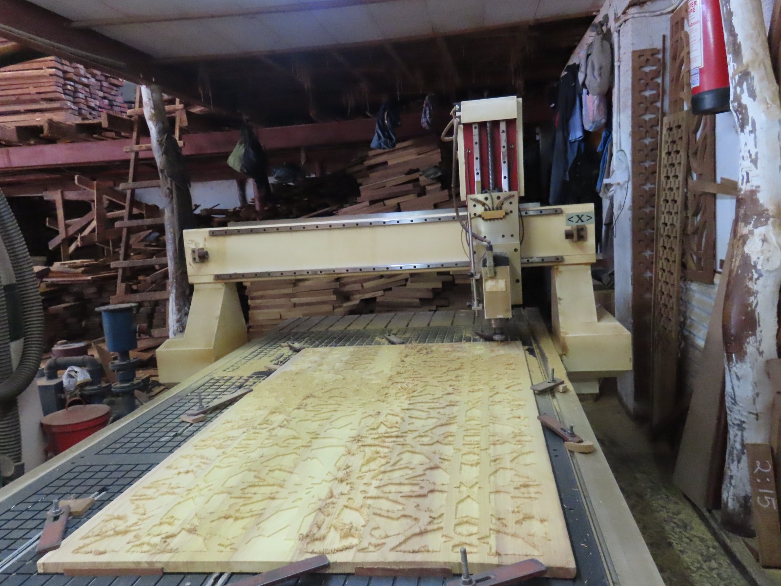 Jambo Wood Works LTD workshop floor